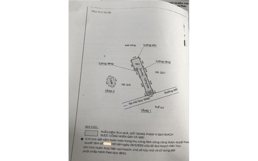 Bán nhà mặt tiền chợ Thạnh Xuân Q. 12, nở hậu, 97,1m2, giảm giá còn 7.x tỷ